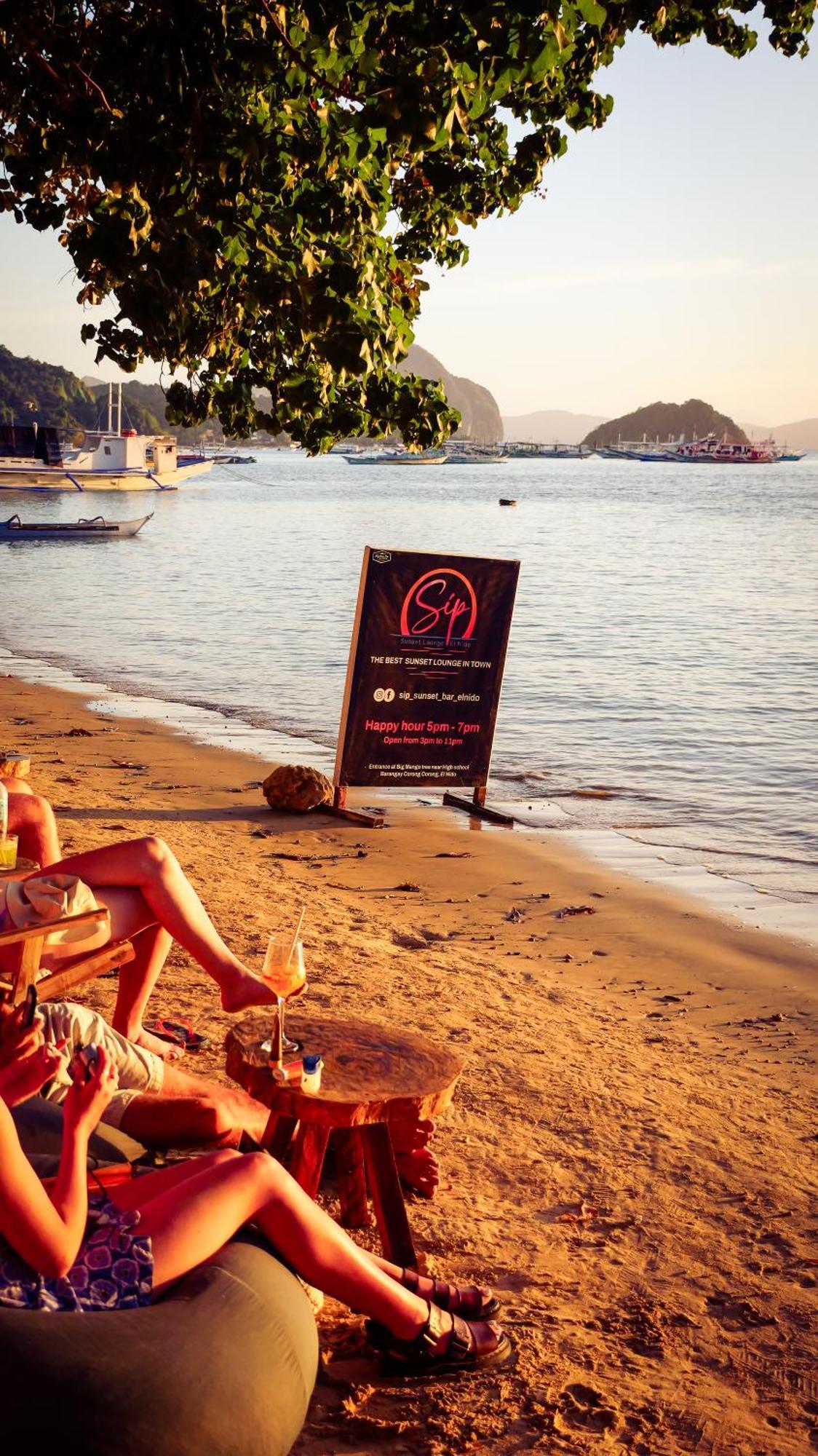 Sip Sunset Hostel And Lounge El Nido Exterior foto